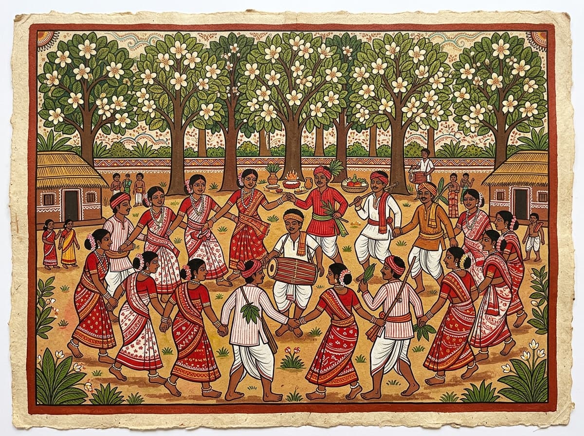 Sarhul Spring Flower Celebration