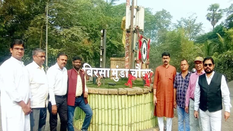 Leadership Delegation at Birsa Munda Chowk