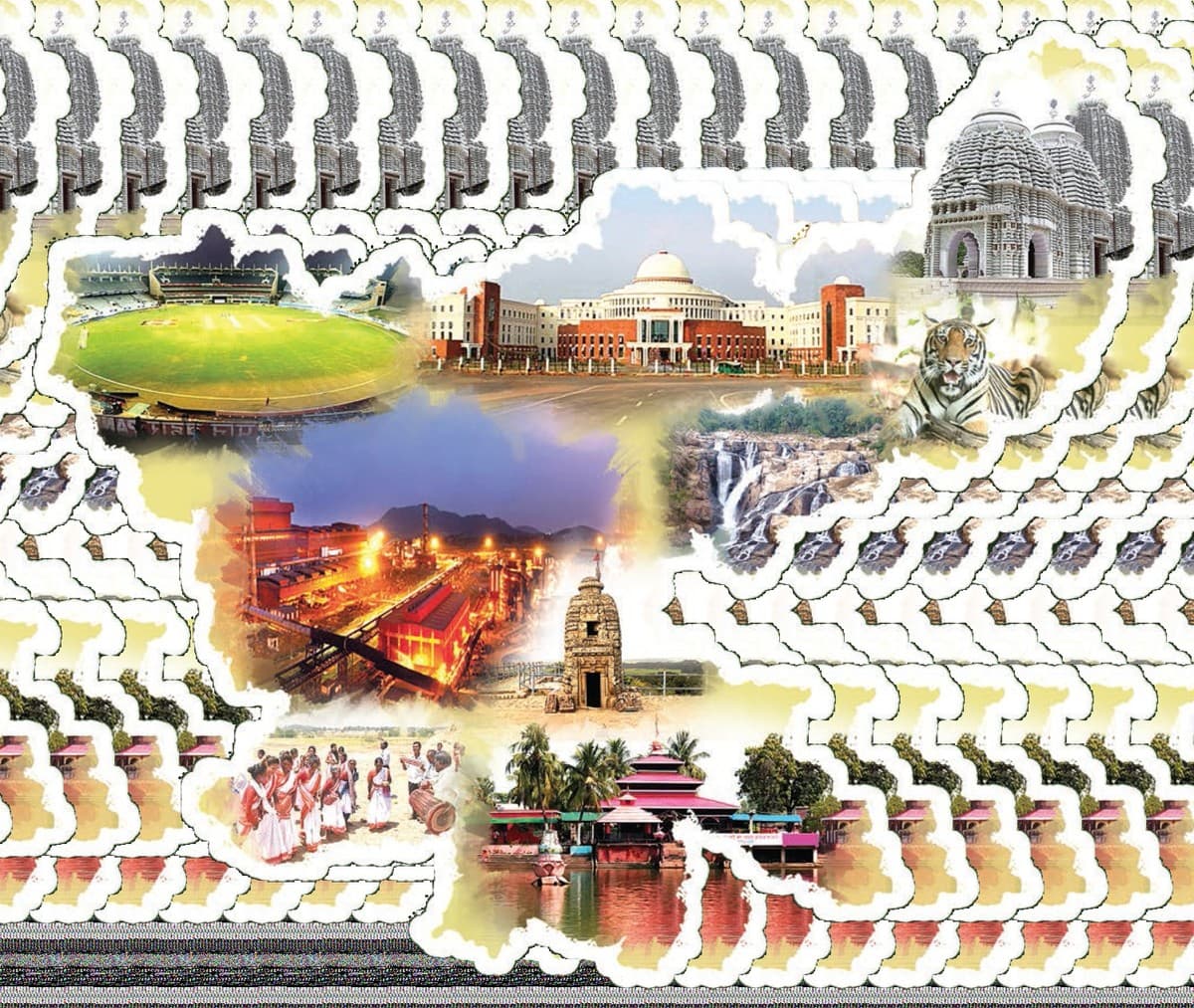 Jharkhand Cultural & Architectural Heritage Panorama